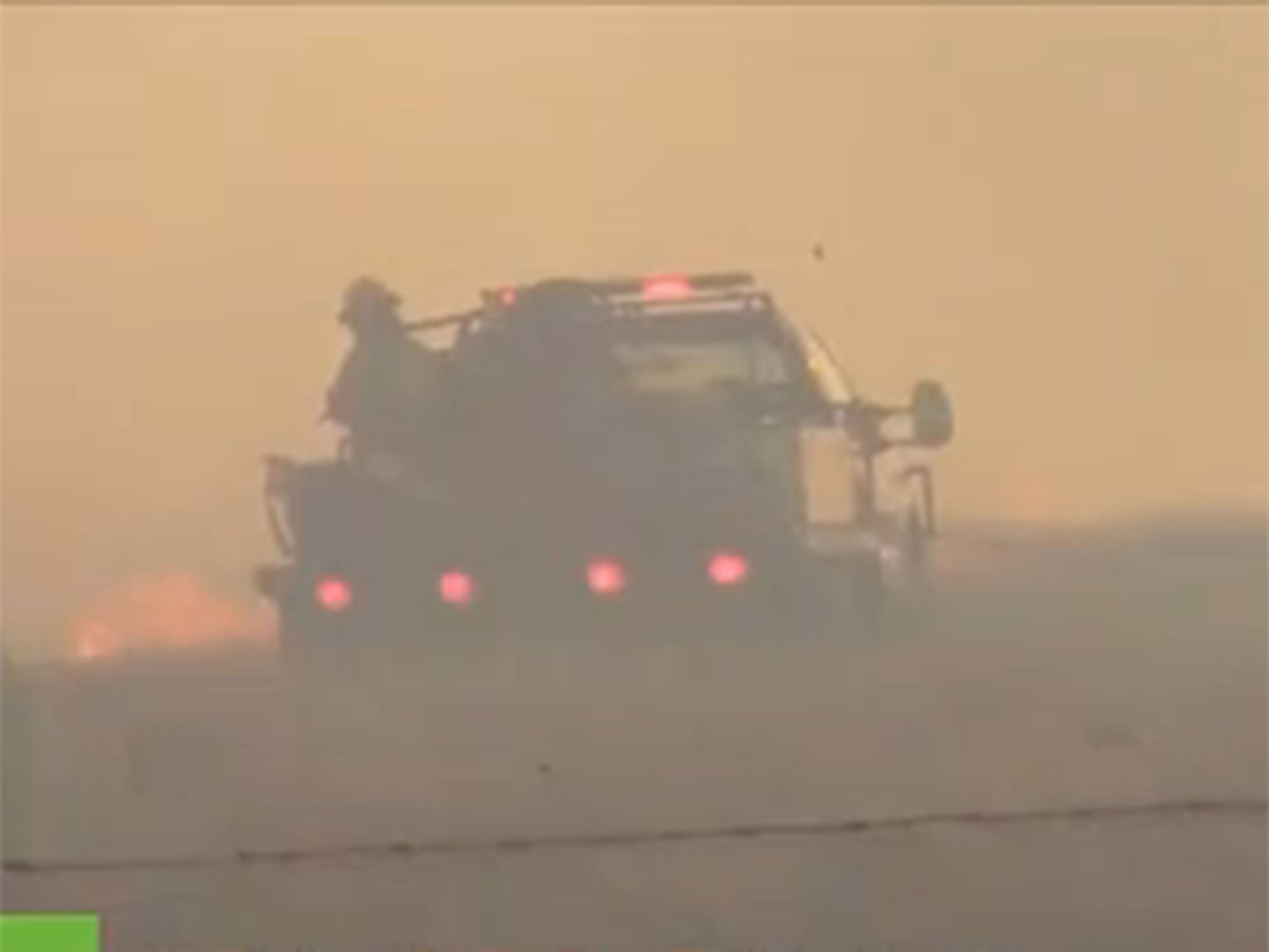 10 fire crews were sent out to fight the fire in Logan County