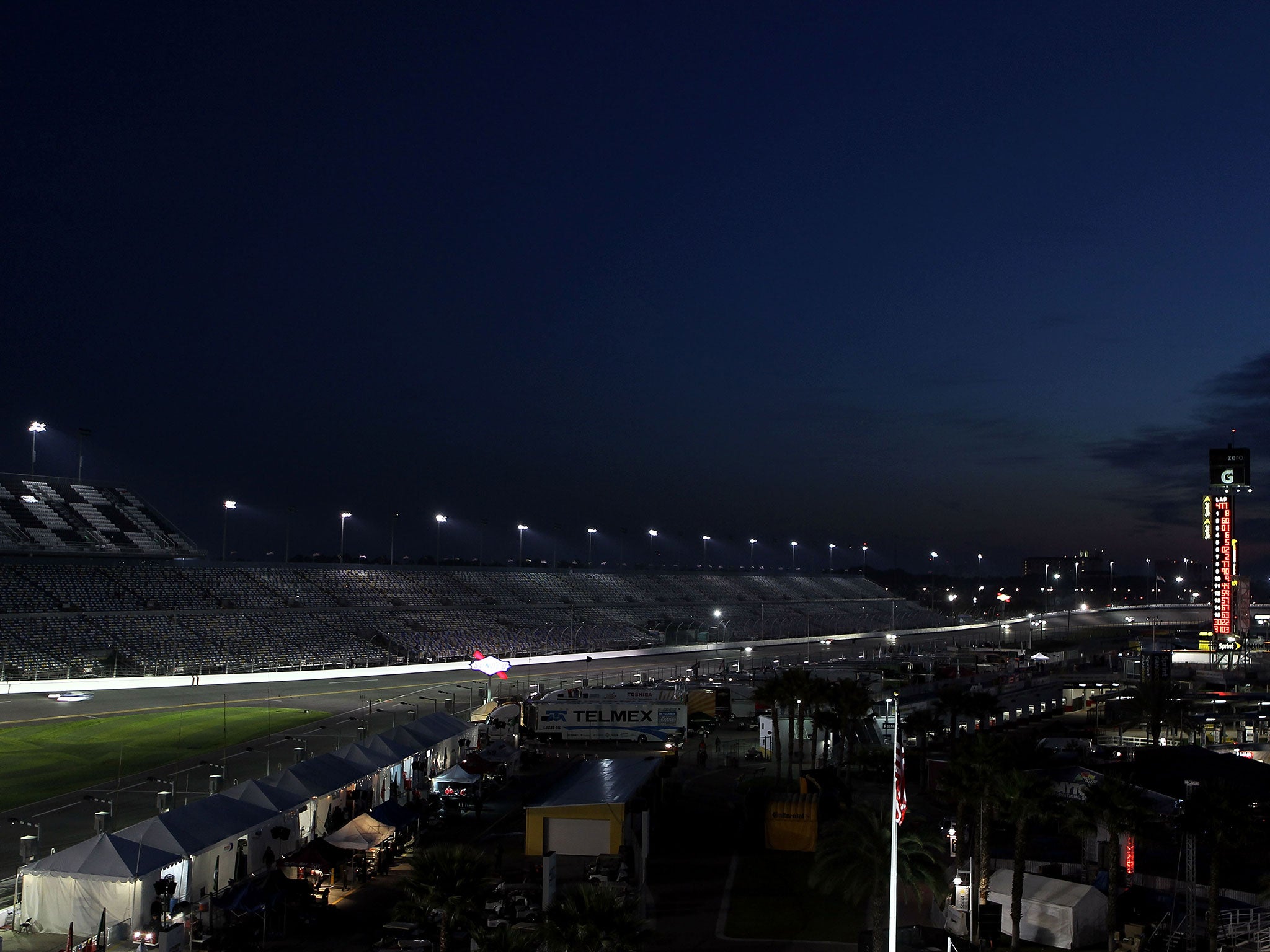 Drivers will race through the night on the Daytona International Speedway road course