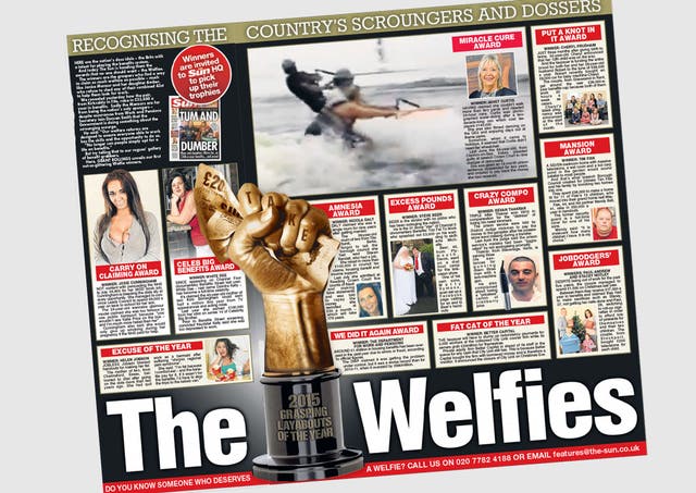 The Sun's 'Welfies' awards