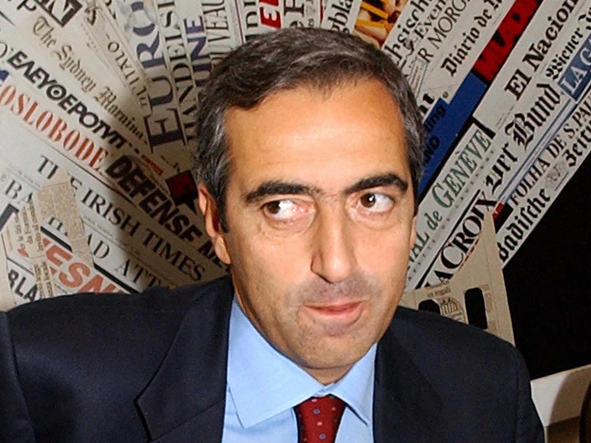 Maurizio Gasparri, pictured in 2003, was a journalist before going into politics