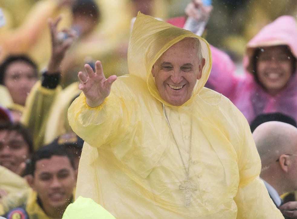 The Pope’s performance in Manila might have been playing to the crowd but that doesn’t make it forgivable