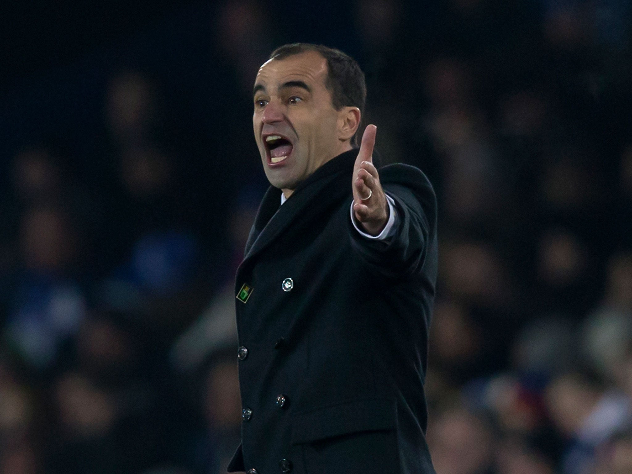 Roberto Martinez has made three changes to his Everton team