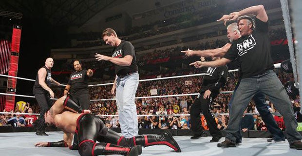 APA, the NWO and the New Age Outlaws beat down on The Ascension