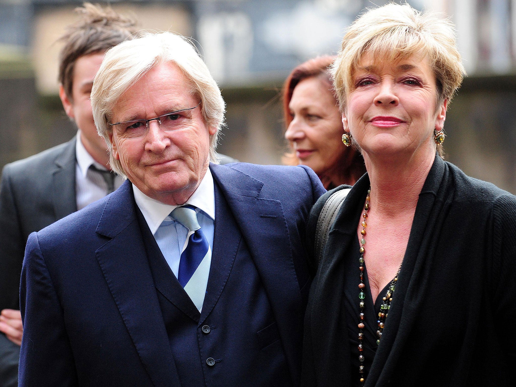 Coronation Street actors William Roache, who played Ken Barlow with Anne Kirkbride, who played Deirdre Barlow, on 25 February 2010