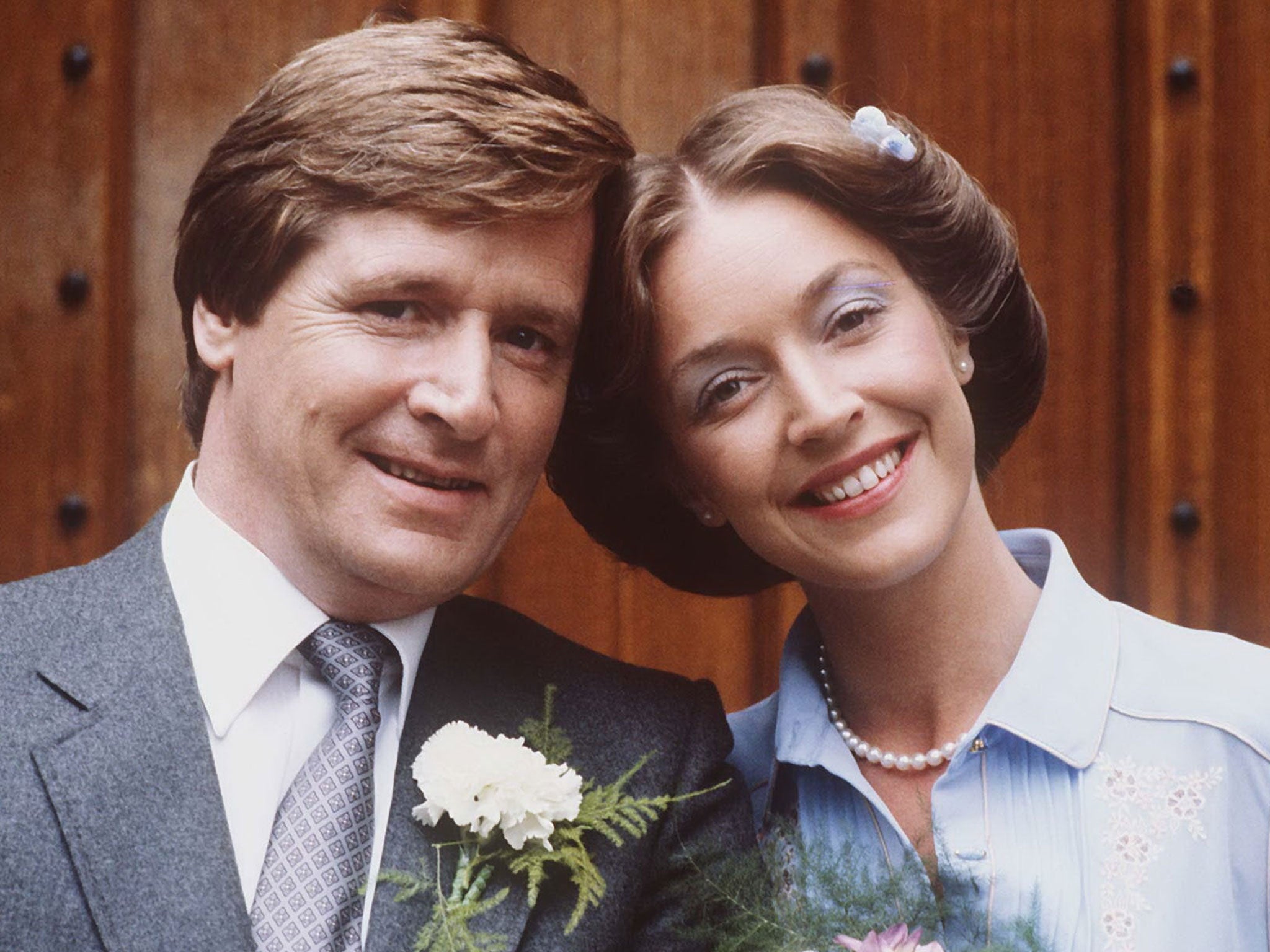 Anne Kirkbride and Bill Roache as Deirdre and Ken Barlow in Coronation Street