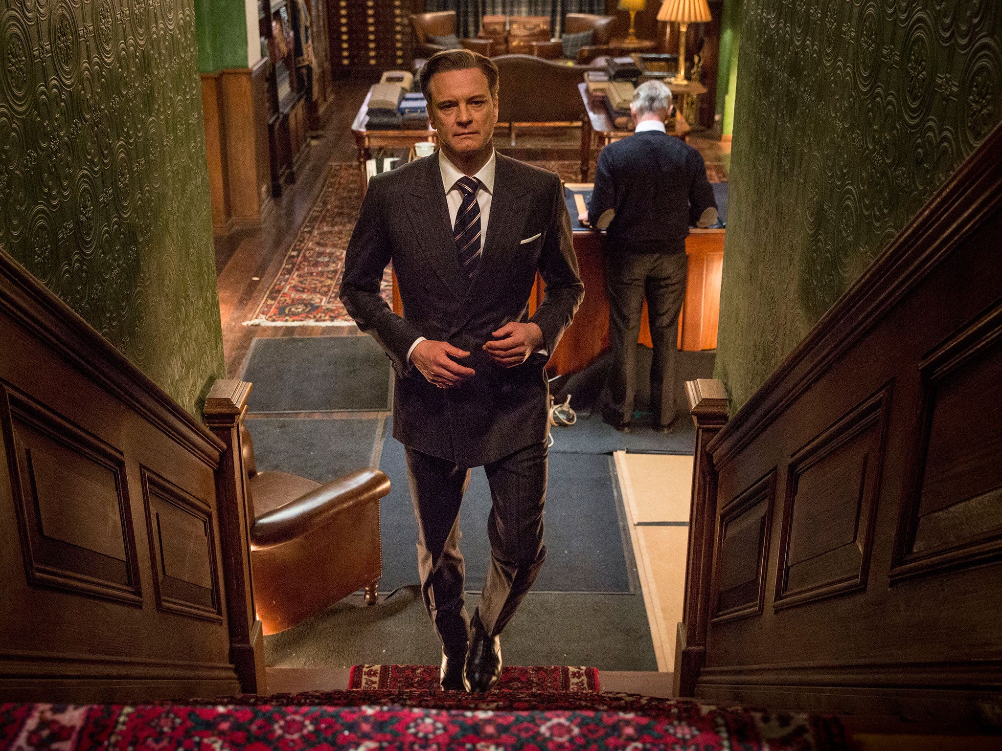 Colin Firth as Harry Hart in Kingsman: The Secret Service