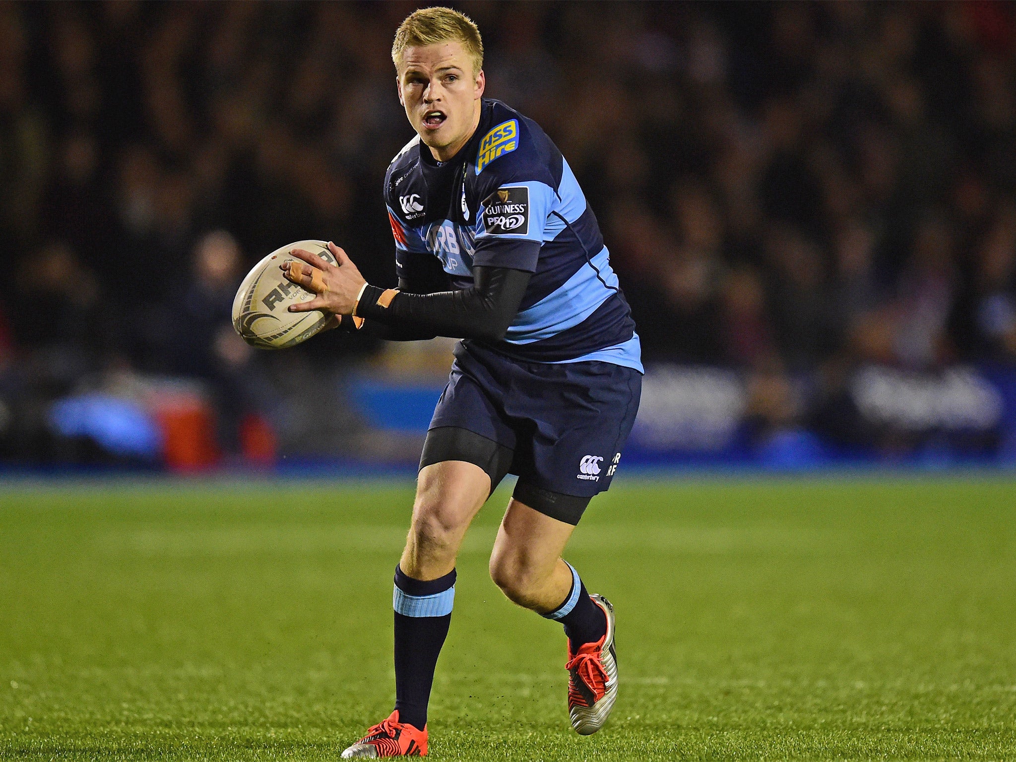 Warren Gatland has included the New Zealand-born fly-half Gareth Anscombe in his Wales squad (Getty)