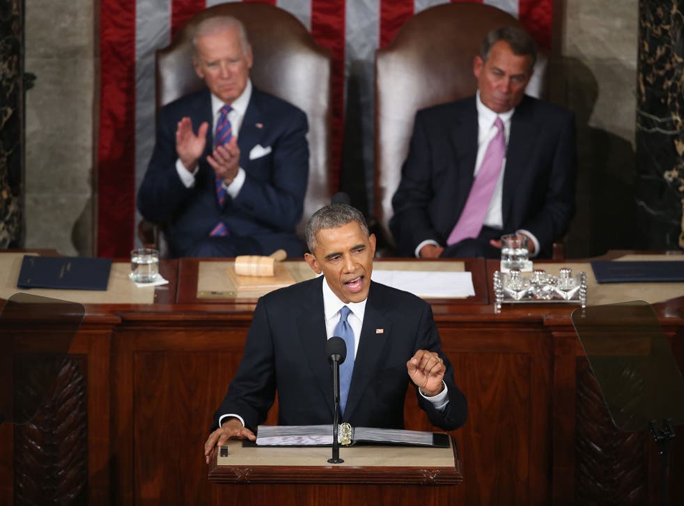 Barack Obama delivers the State of the Union address to Congress