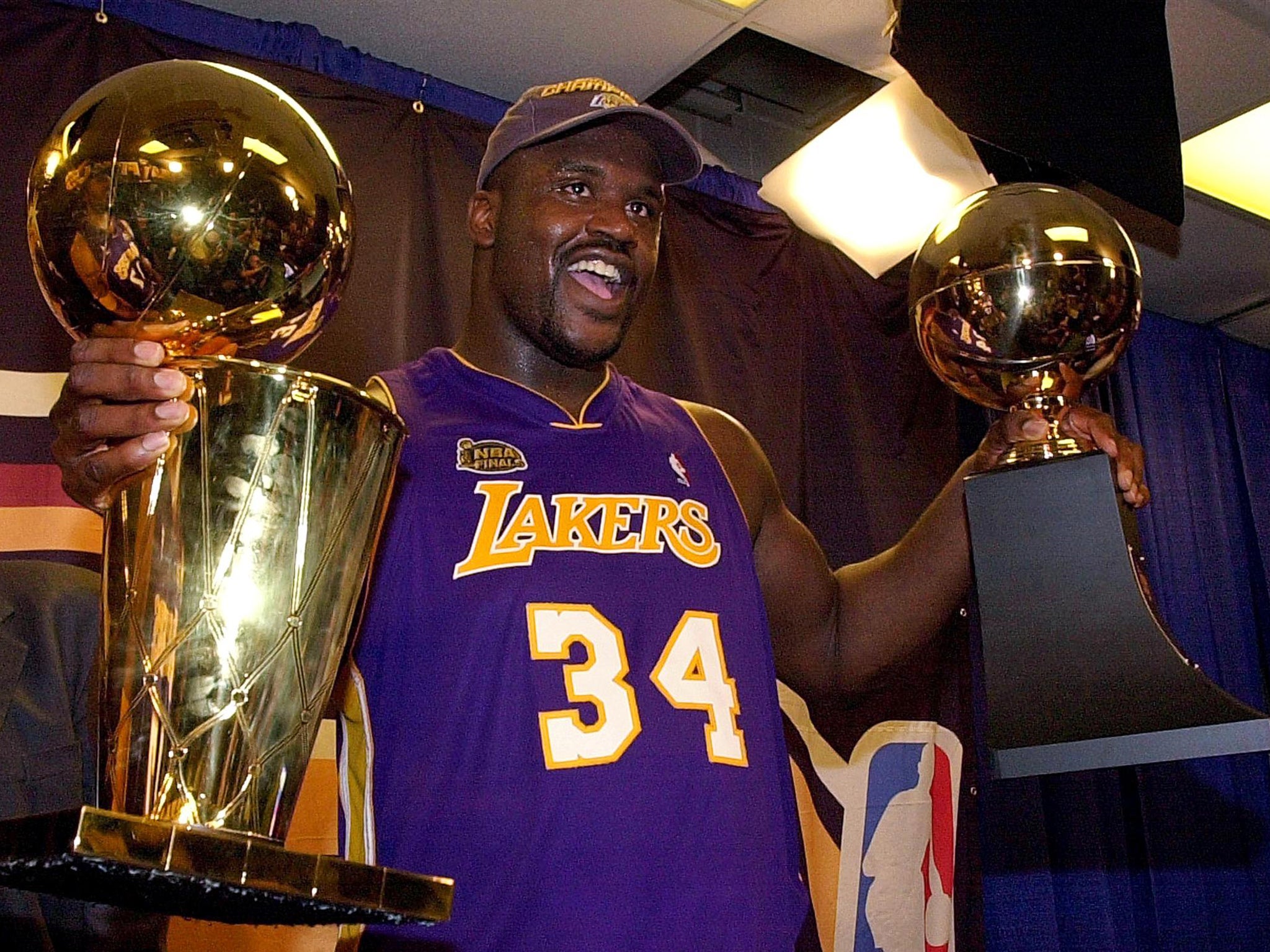 &#13;
Shaq left for the Lakers in 1996 - he would win three successive titles in Los Angeles&#13;