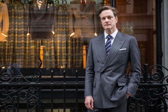 Colin Firth as super spy Harry Hart in Kingsman: The Secret Service
