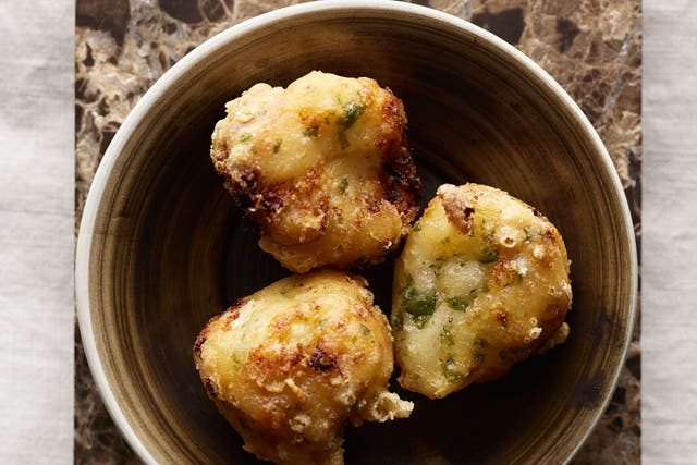 Serve Mark's cauliflower fritters as a starter, side dish or small snack