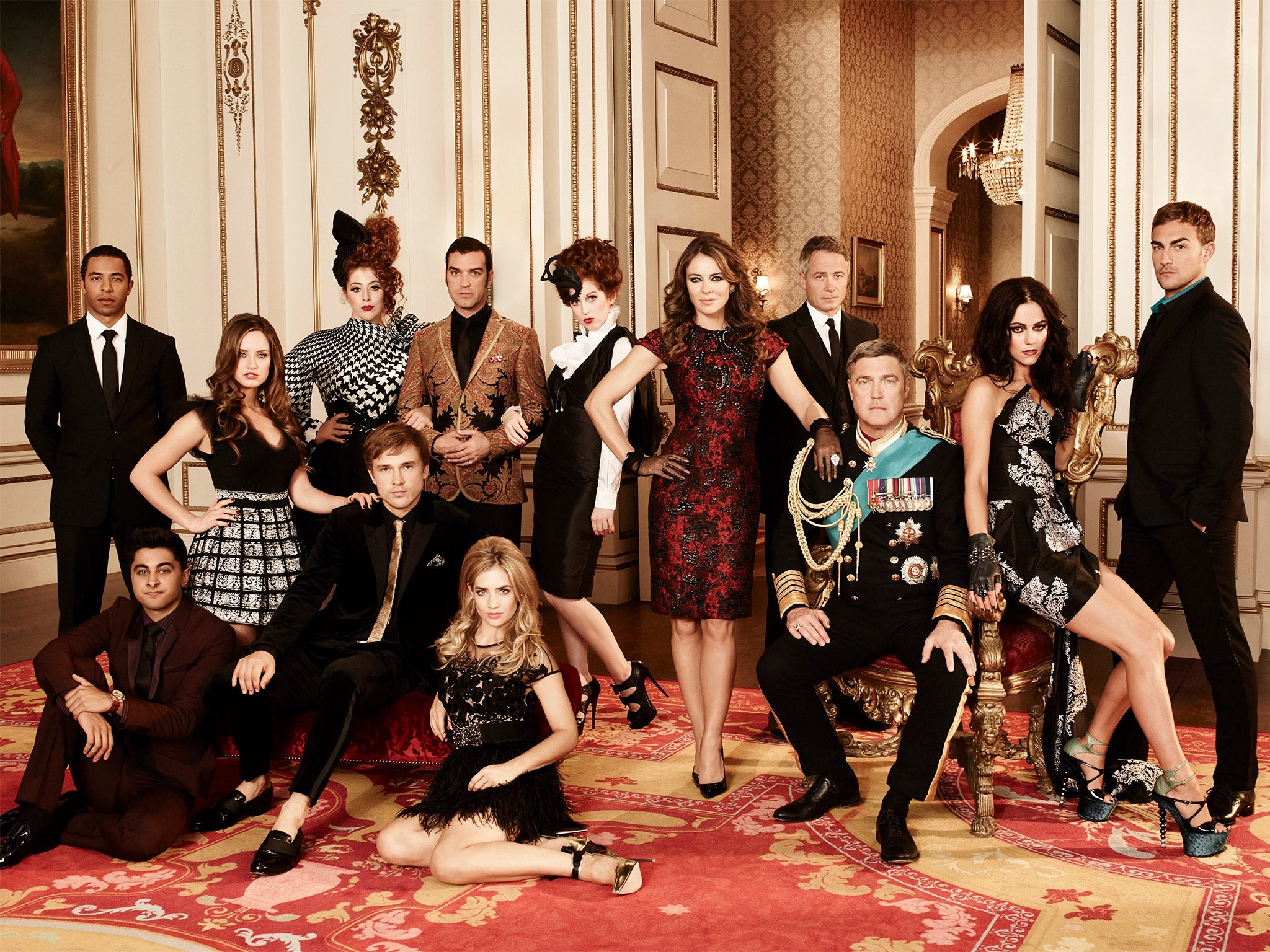 The cast of E's ‘The Royals’