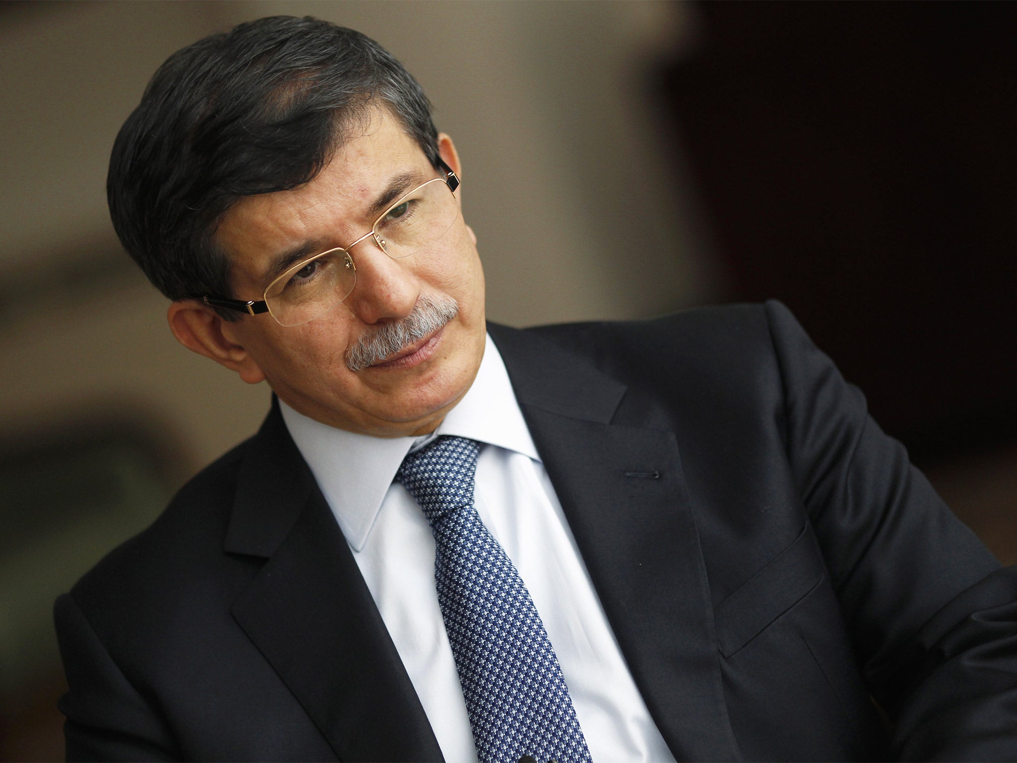 Ahmet Davutoglu is irritated at the way Turkey’s motives are questioned