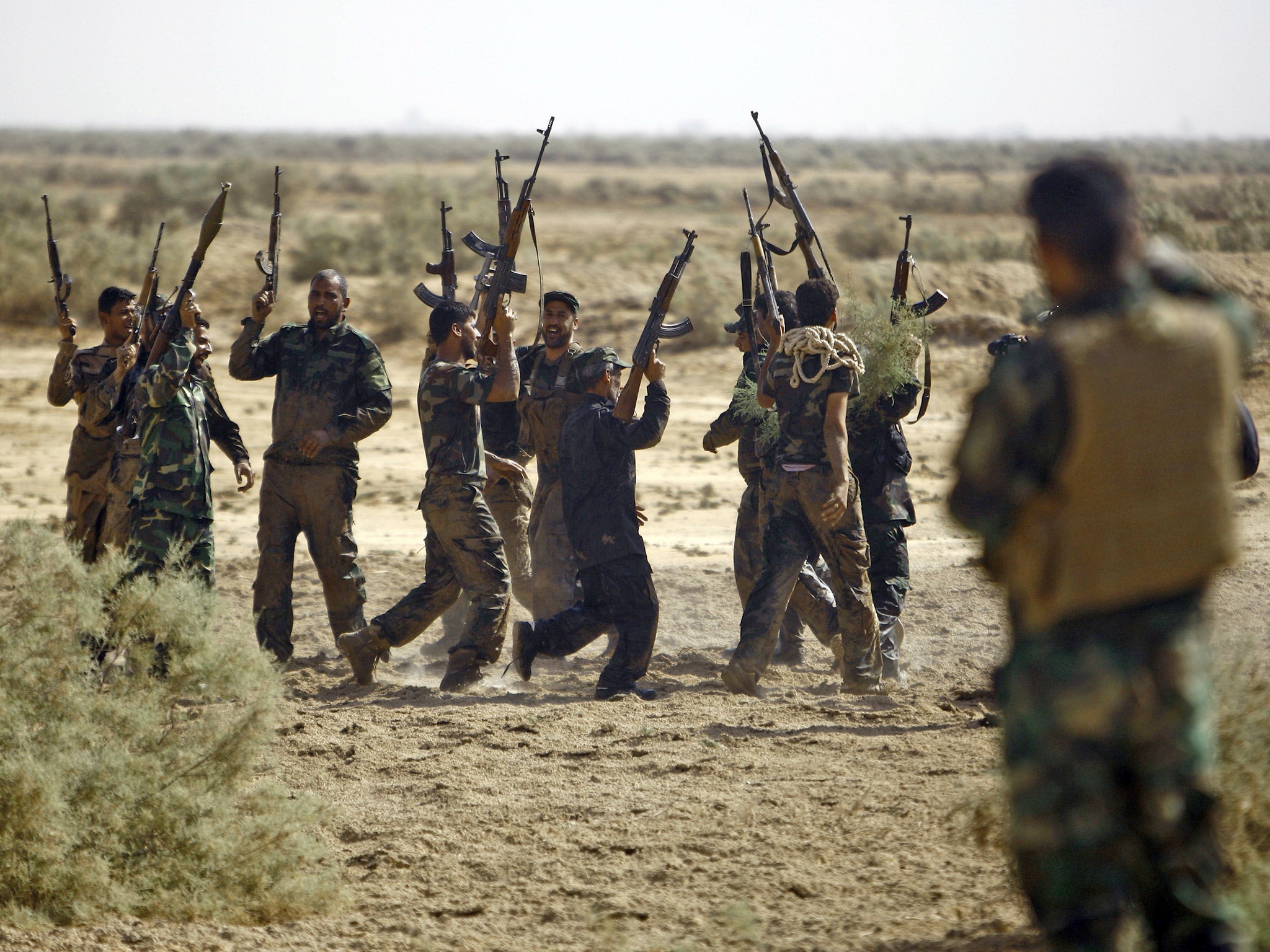 Shia militias in Iraq have had success fighting Isis (Getty)