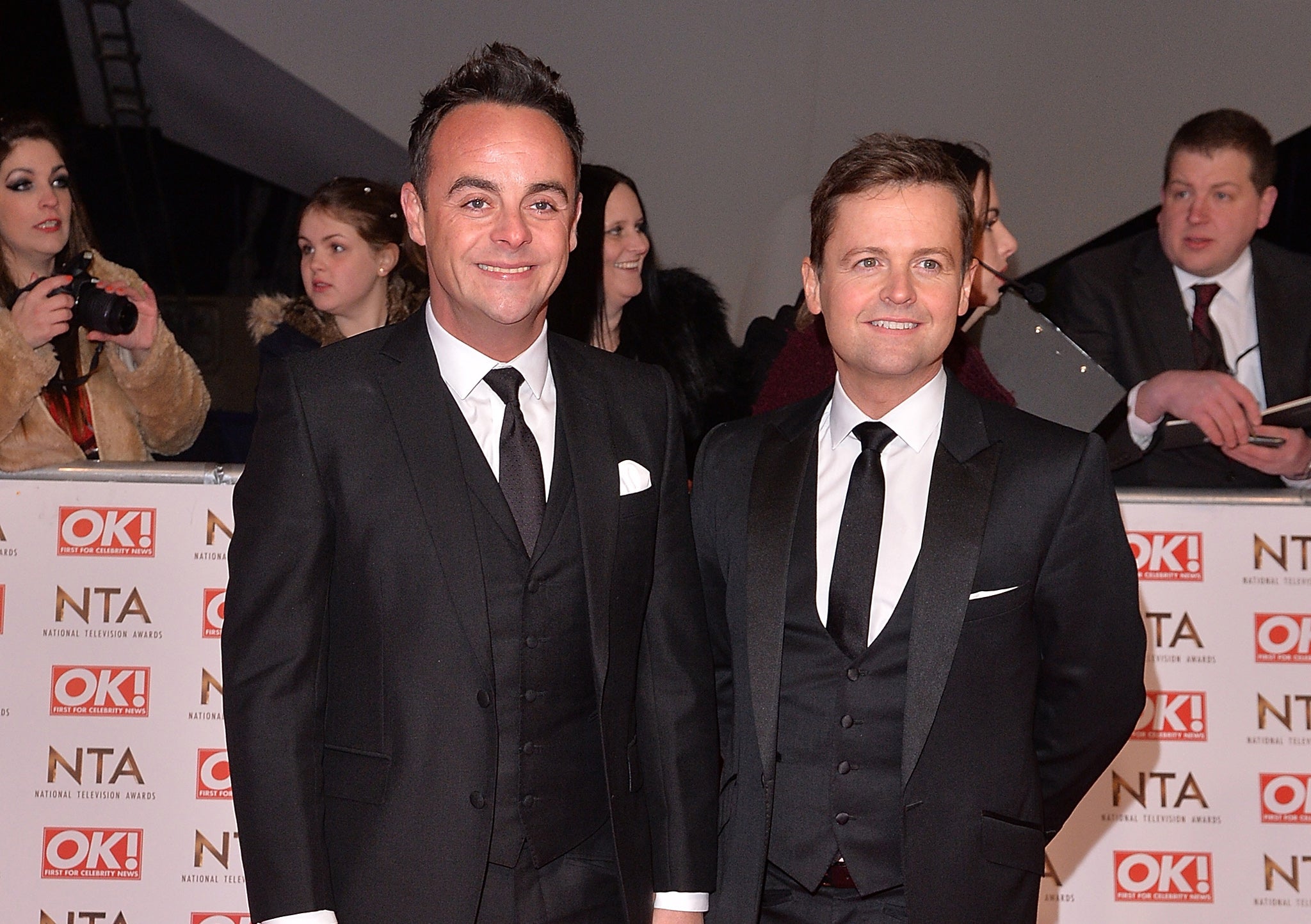 NTA presenters Ant and Dec on the red carpet