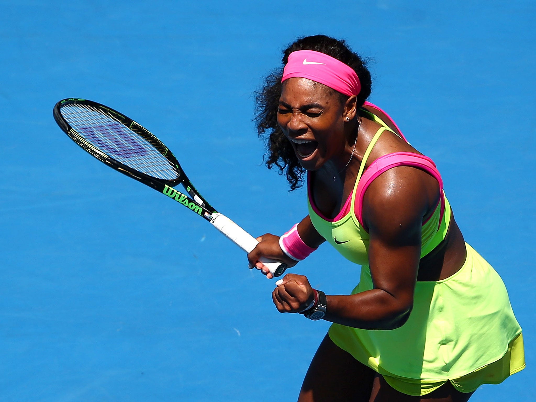 Serena Williams takes on Garbine Muguruza