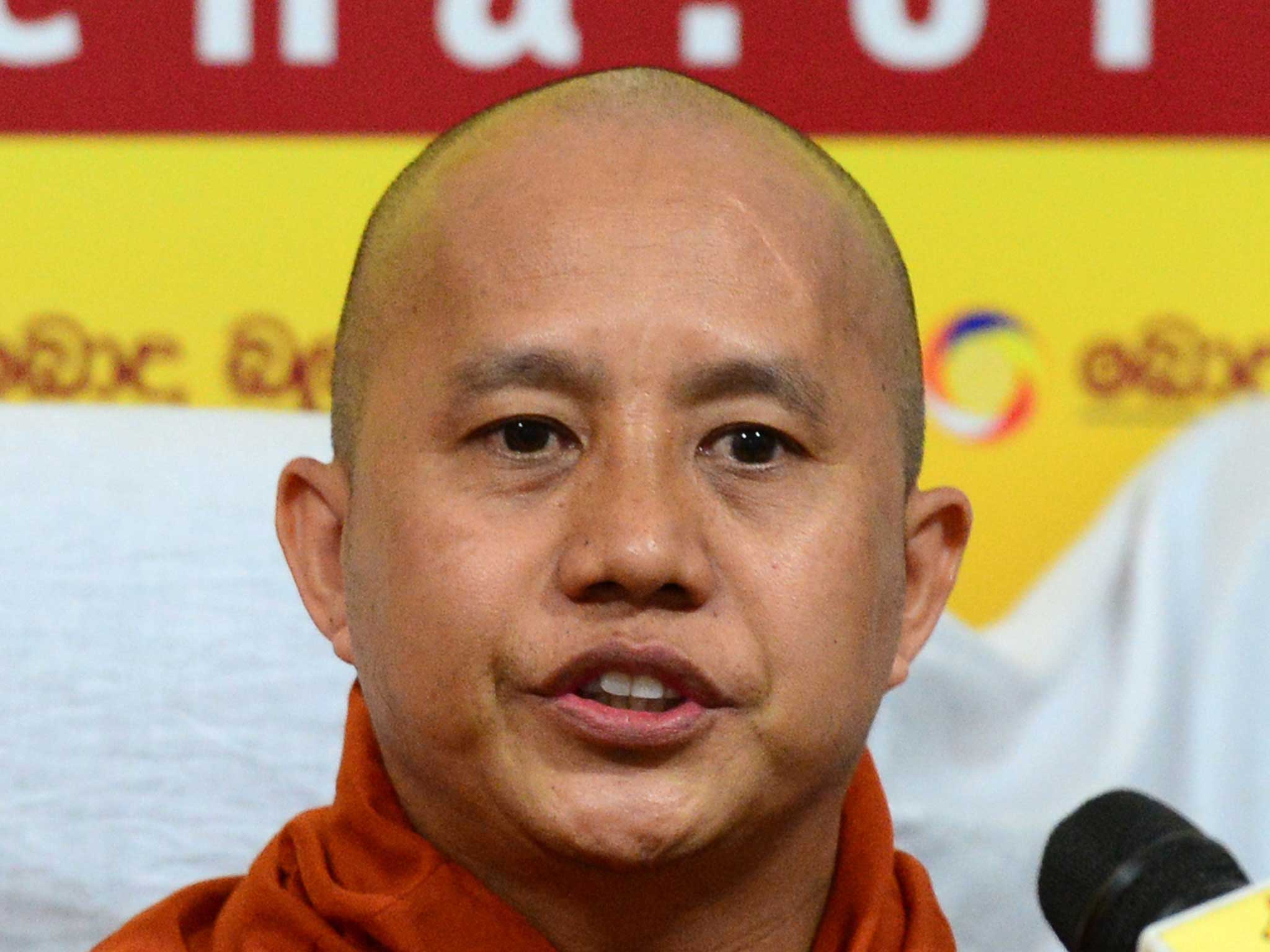 Ashin Wirathu was sentenced to 25 years for inciting anti-Muslim hatred but was released in 2010