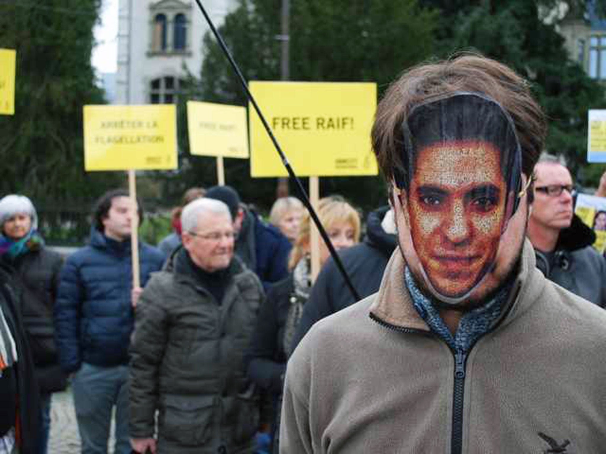 Raif Badawi release protests