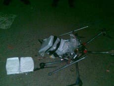 Meth-laden drone crash lands near US-Mexico border