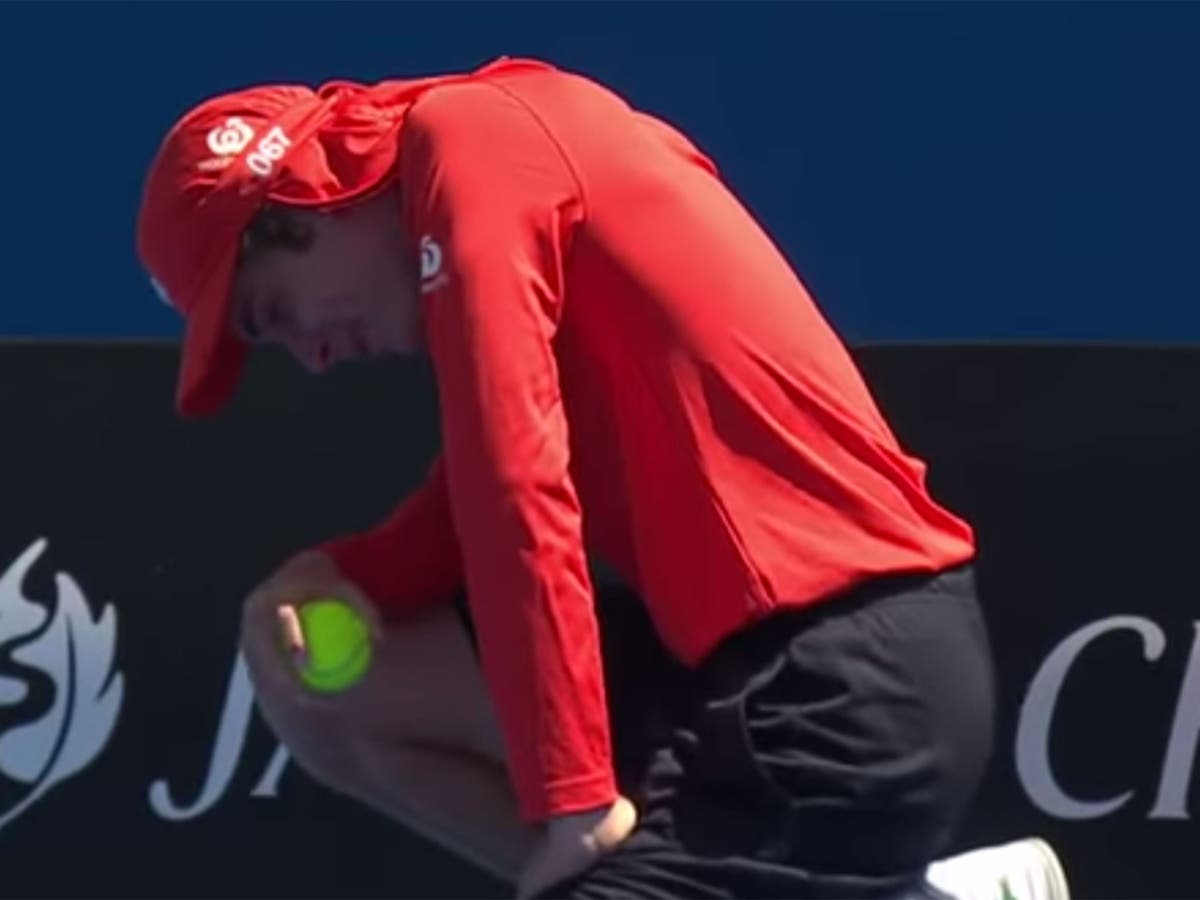 New balls, please: Australian Open ball boy takes 200km/h serve to the ...