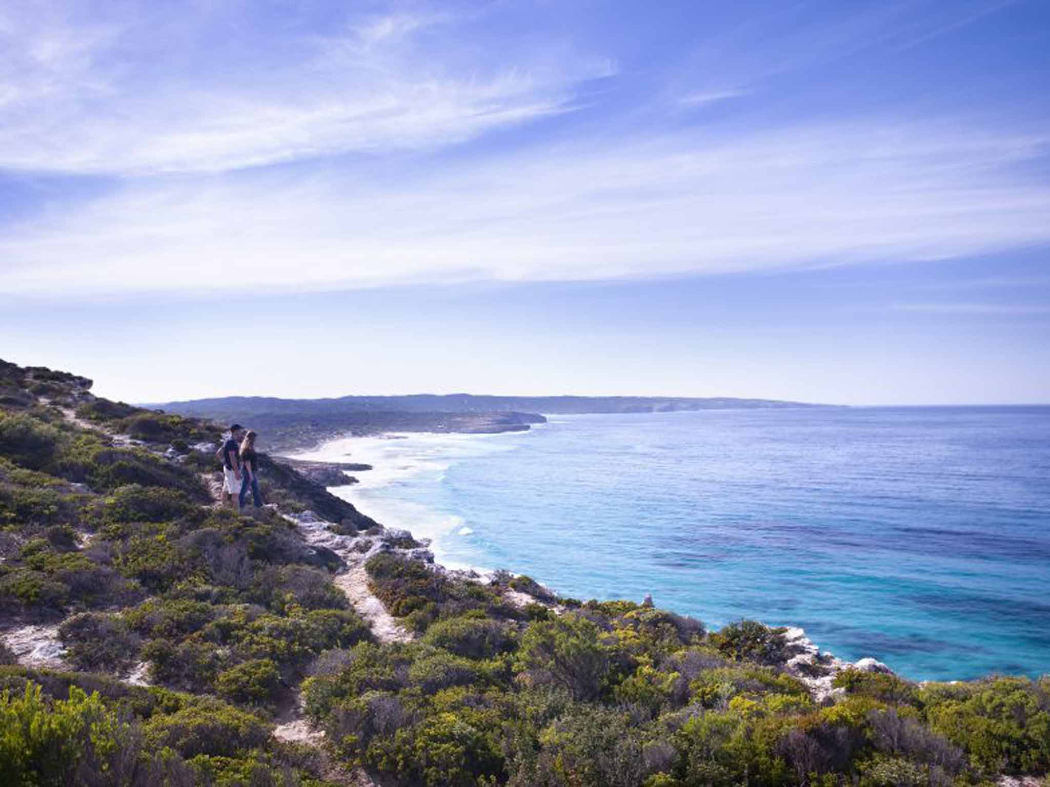 Clifftop walk on Kangaroo island, Australia