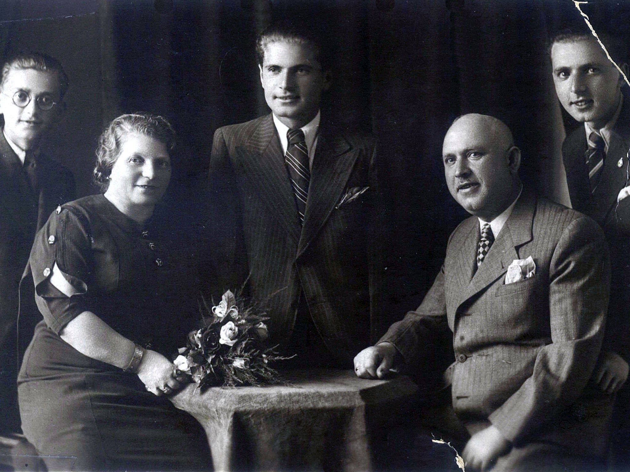 The Knoller Family portrait circa 1938