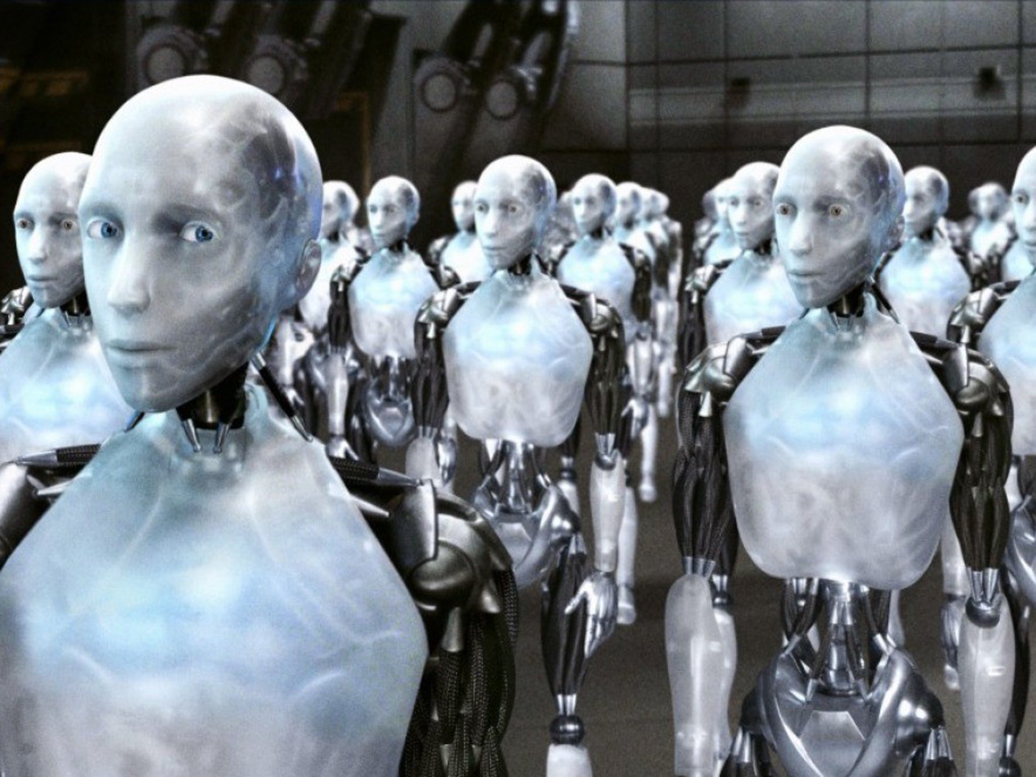 Movies such as 'I, Robot' have speculated on the threat that artificial intelligence may pose