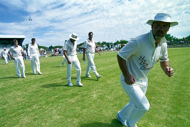 Mike Gatting (left) on the final 'rebel' tour of South Africa in 1990