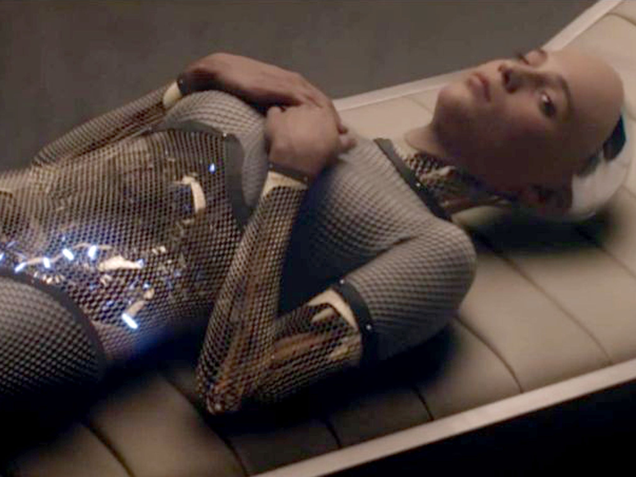 She's electric: some scientists believe that robots with consciousness, such as Ava in 'Ex Machina', are only 'a couple of breakthroughs away'