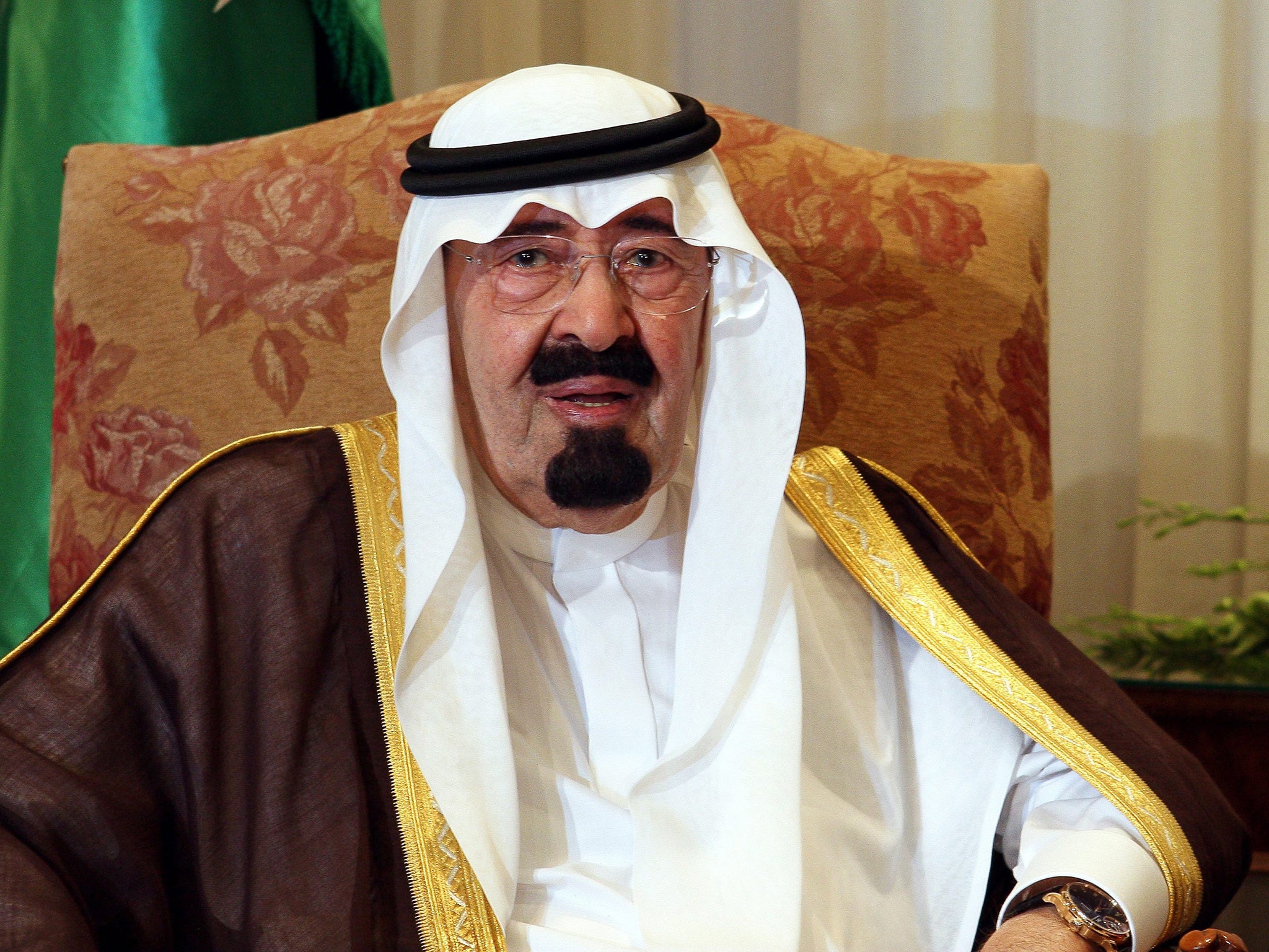 Saudi Arabia's King Abdullah ibn Abd al-Aziz Al Saud back in 2010