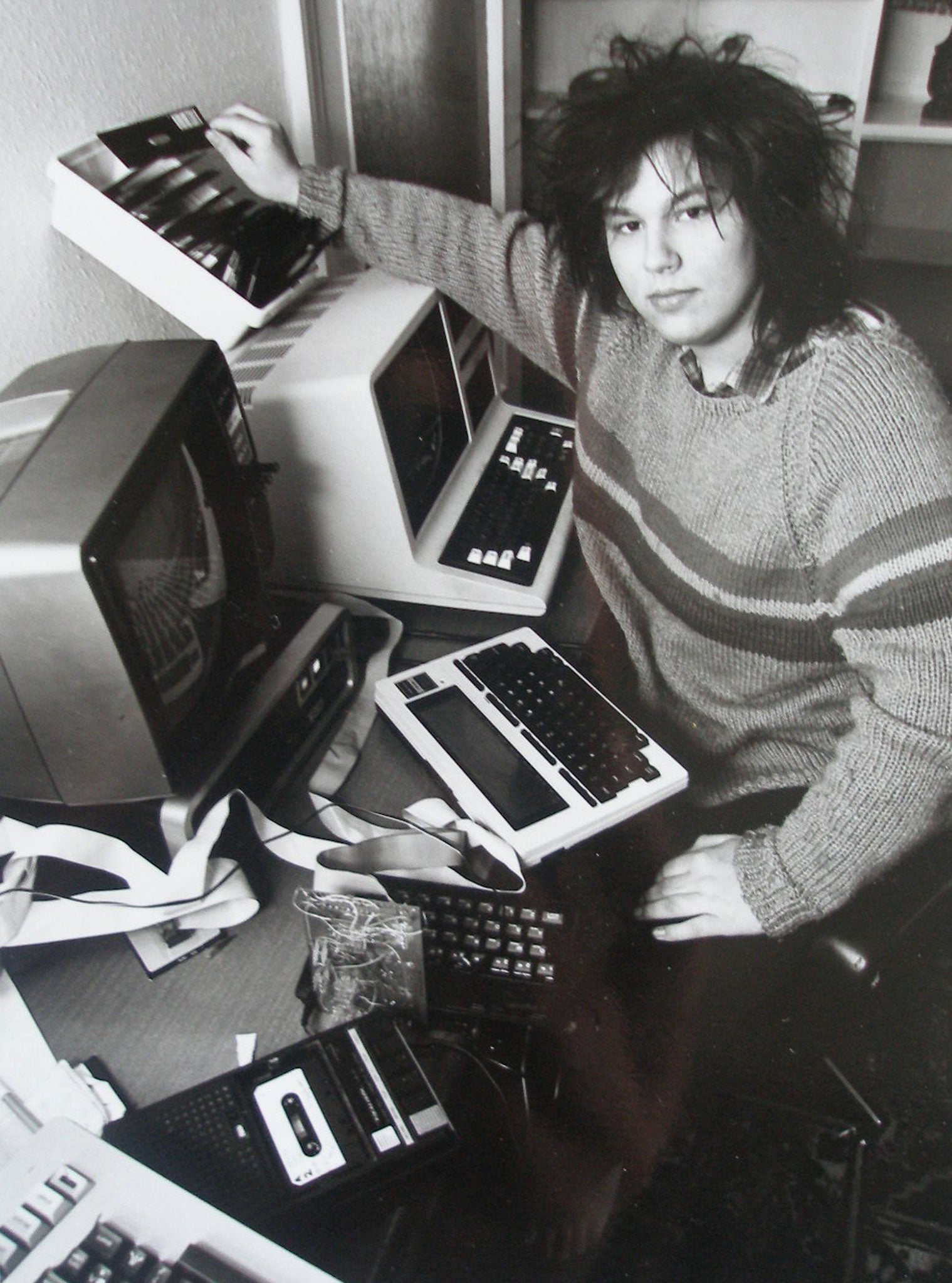 Matthew Smith, the young creator of Manic Miner, one of the most original British titles of all time