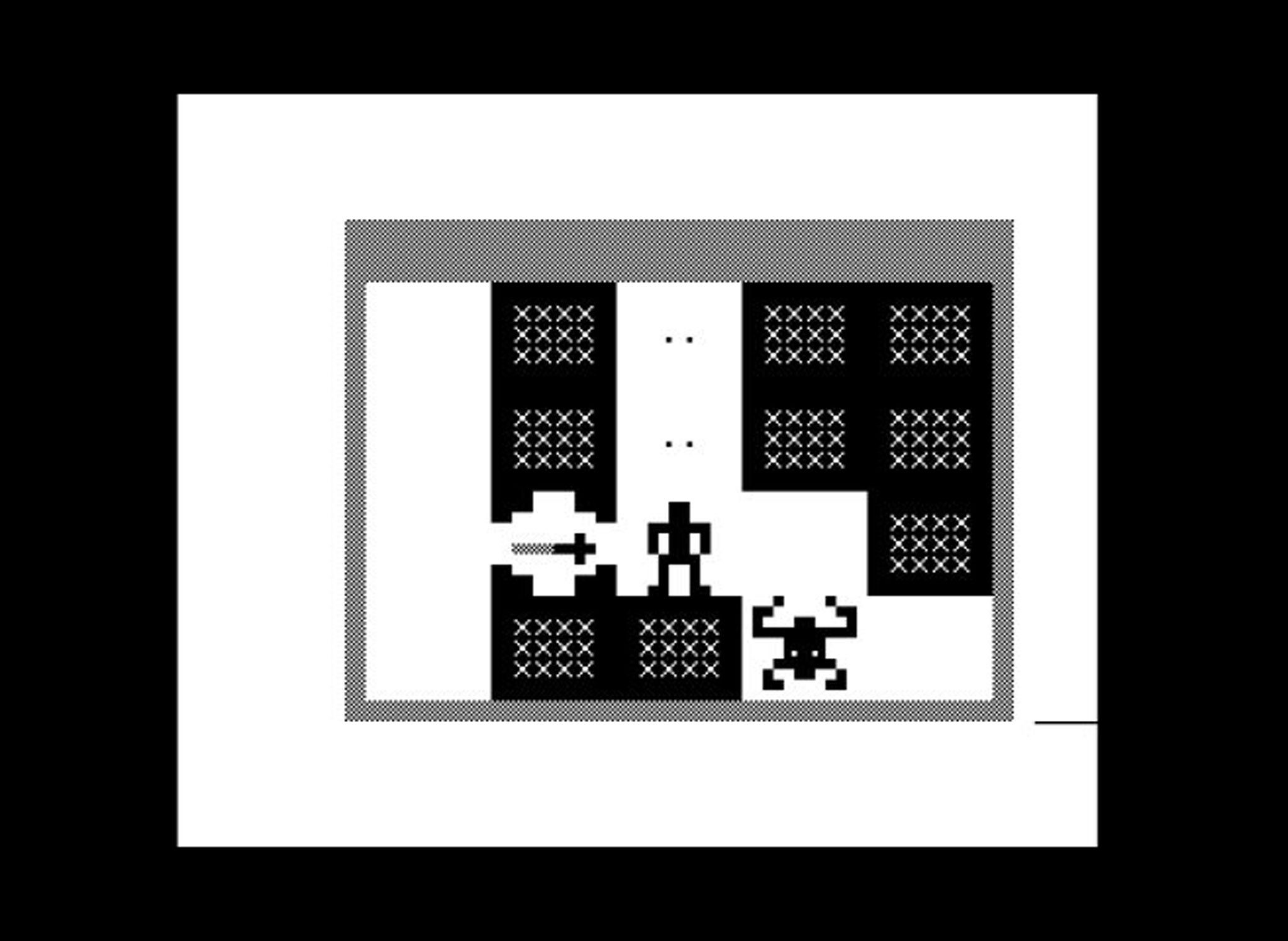 ZX81 action-adventure maze game 'Mazogs' (1982)