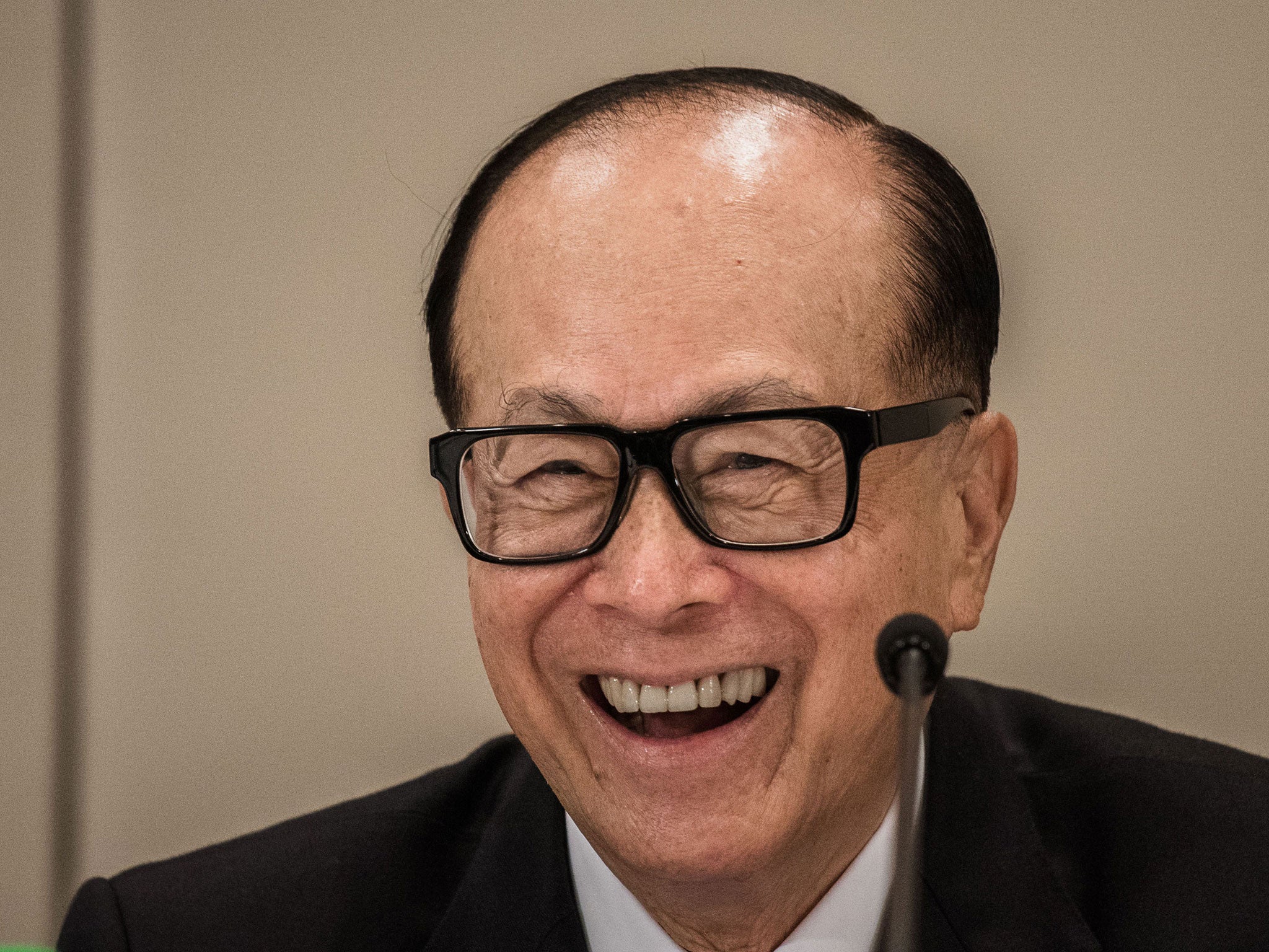 The Hong Kong billionaire is the chairman of Hutchison Whampoa