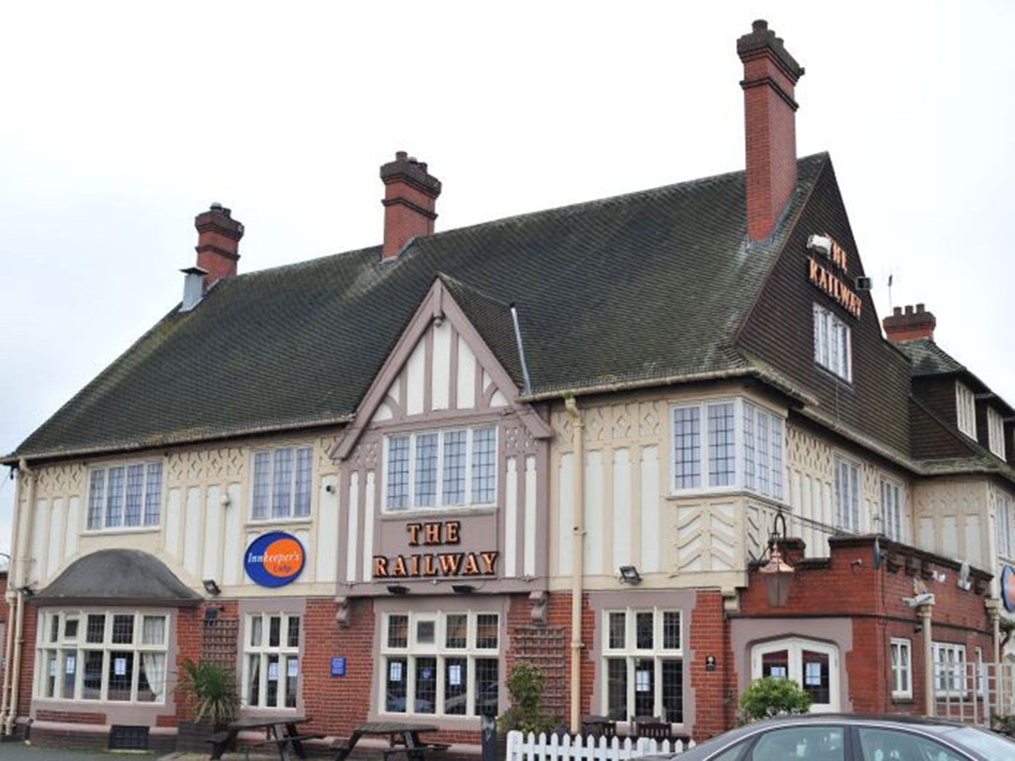 The Railway Hotel in Station Lane, where a mother died and 33 people got severe food poisoning from a Christmas dinner