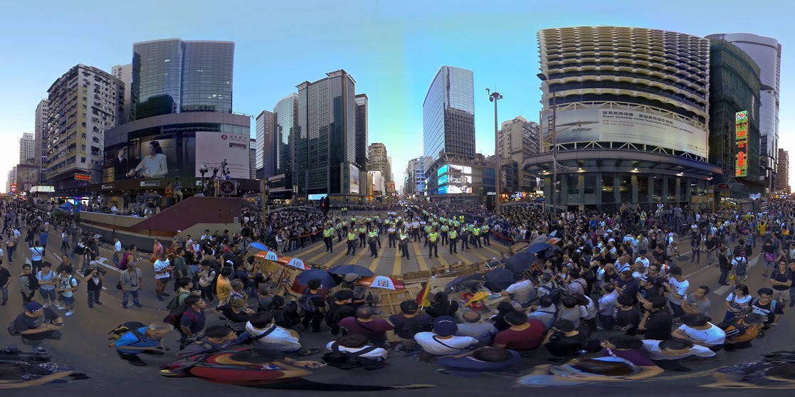 Part of the Hong Kong Unrest film