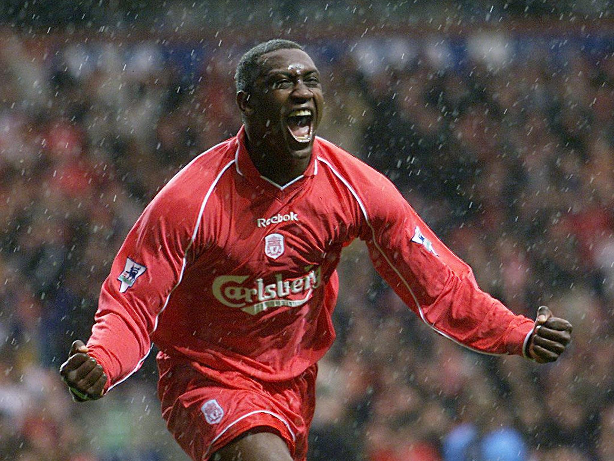 Heskey joined Liverpool in 2000 for a then club-record fee