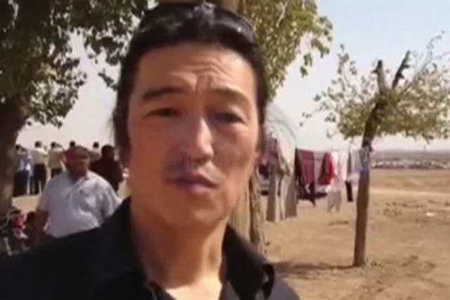 Kenji Goto was seized in October in Syria