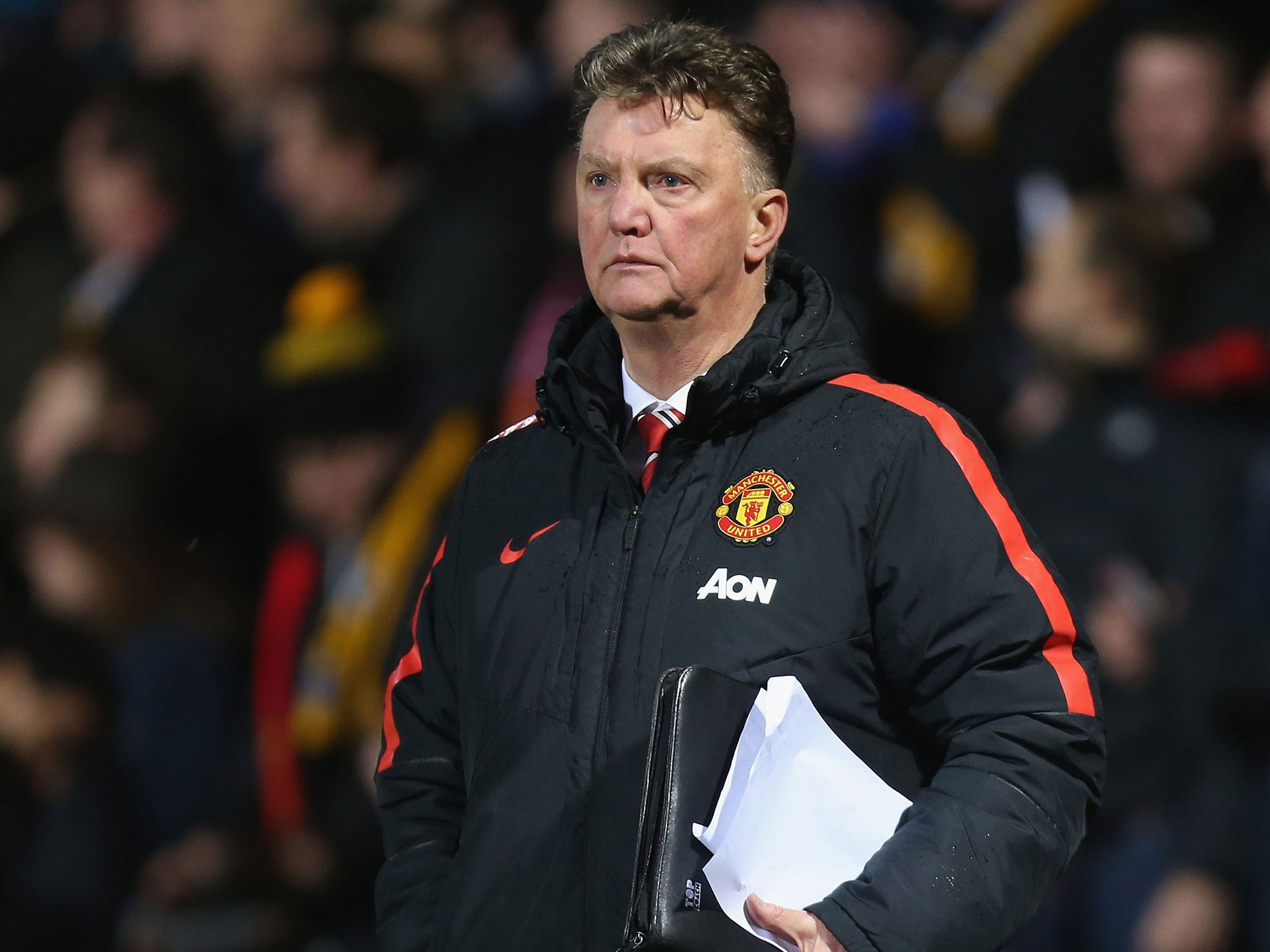 Louis van Gaal blamed his players for the draw with Cambridge