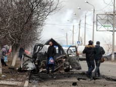 UKRAINE CRISIS: ROCKET ATTACK KILLS AND INJURES DOZENS