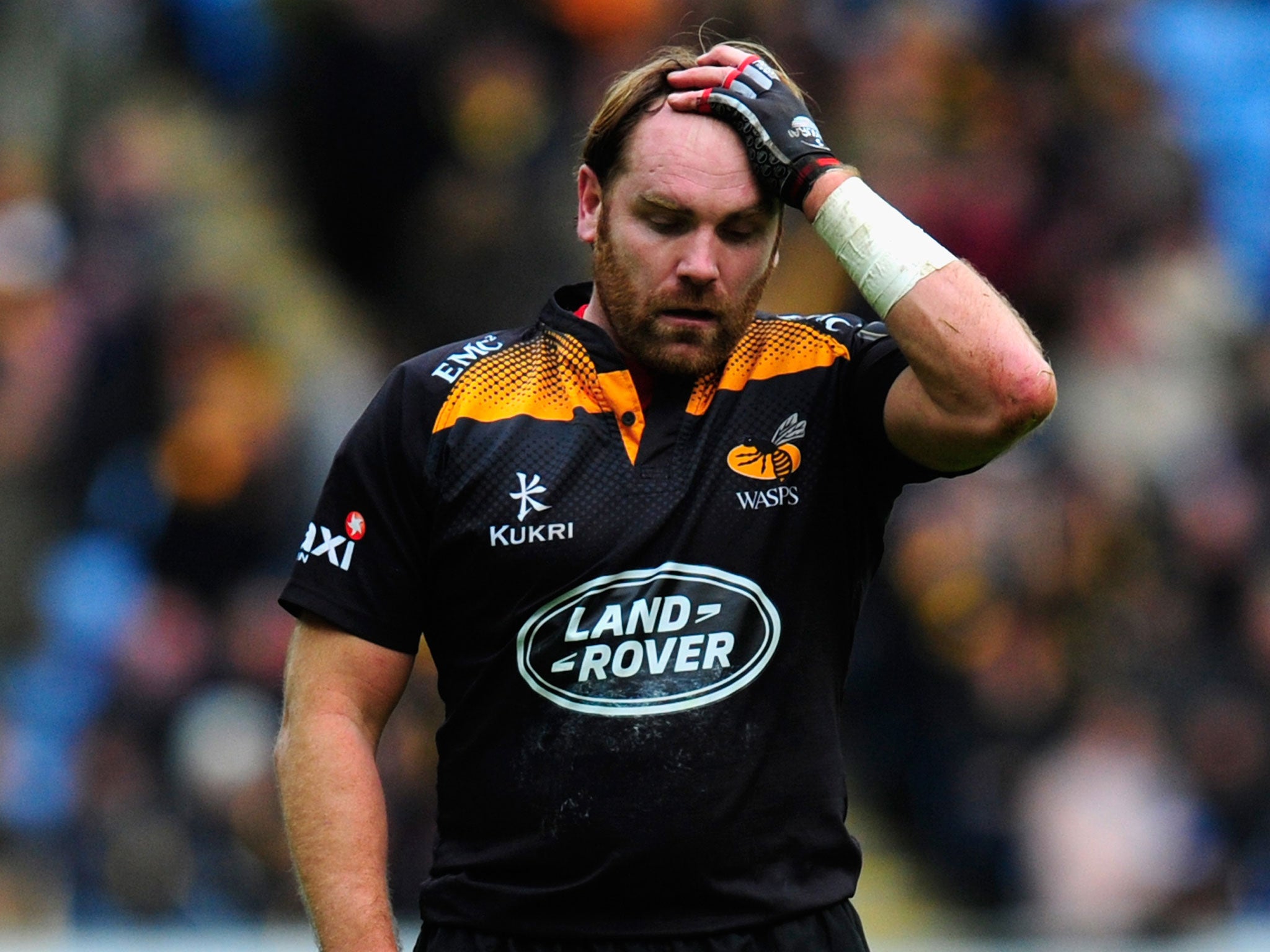 Andy Goode missed with a late drop-goal attempt that would have meant Wasps finished top