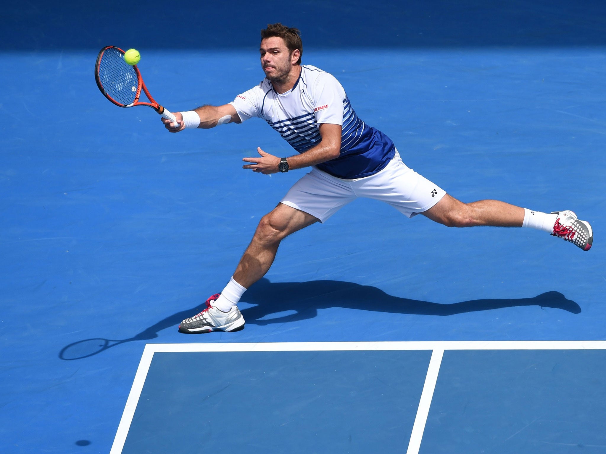 Stan Wawrinka came through his fourth round match against Guillermo Garcia-Lopez to reach the quarter-finals