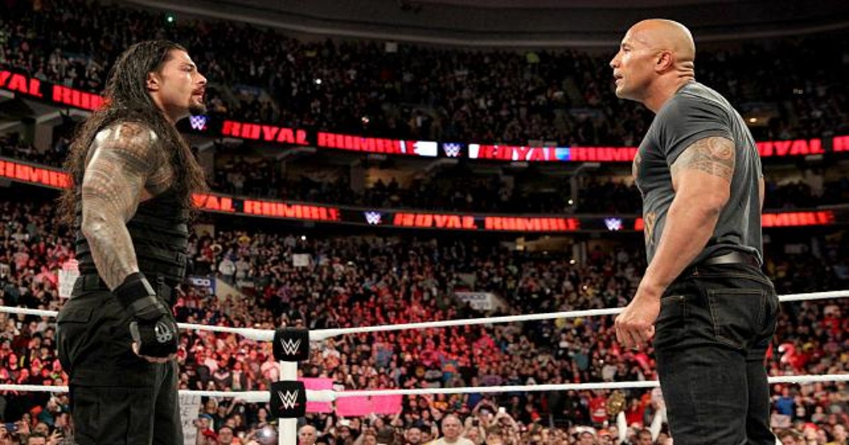 Royal Rumble 2015: Watch The Rock return to the WWE to rescue Roman Reigns  | The Independent | The Independent