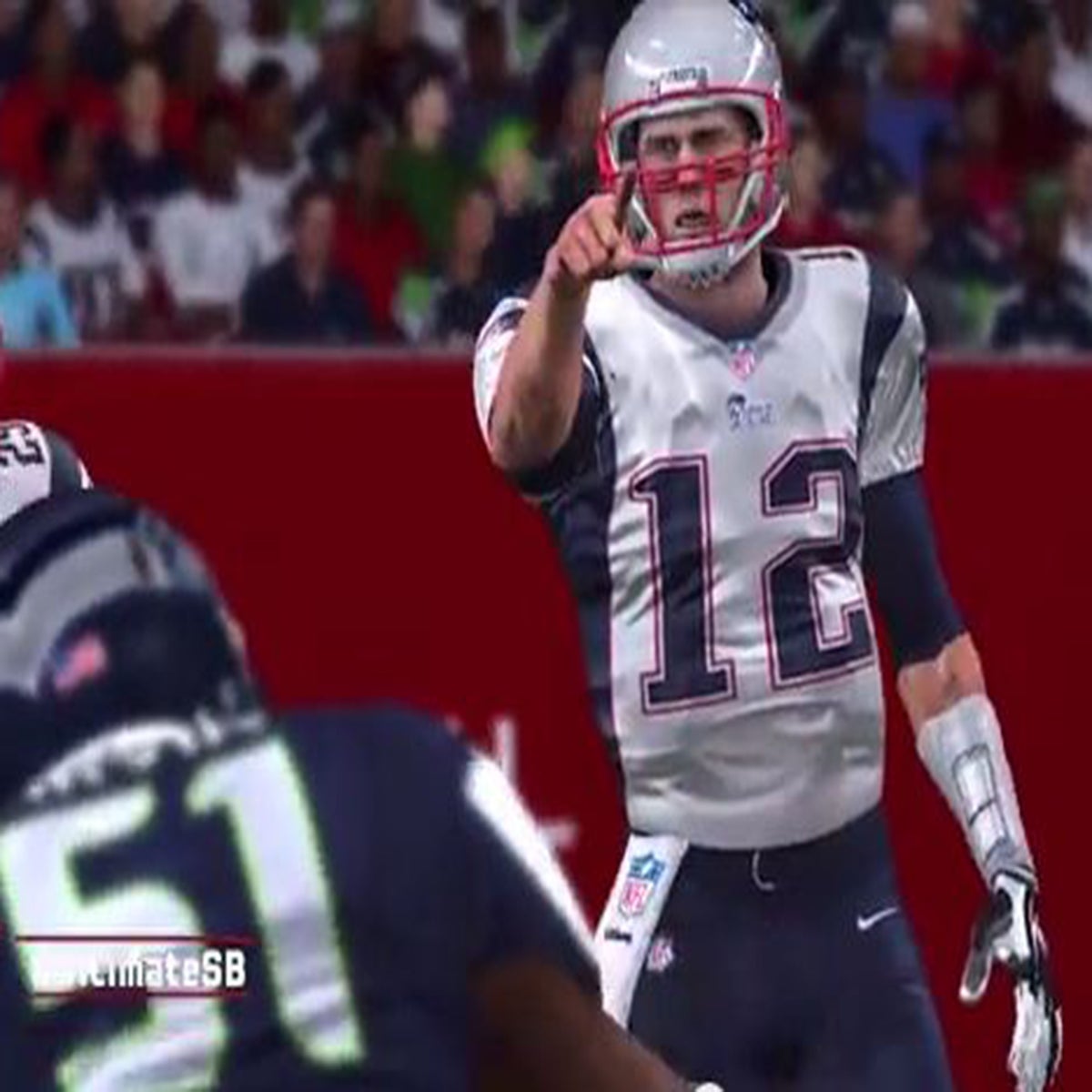 Super Bowl XLIX New England Patriots vs Seattle Seahawks 2015 Madden 15 