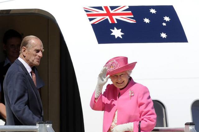 Queen Elizabeth and Prince Philip on their way to attend the Commonwealth heads of government meeting in Perth in 2011; Australians have been left bemused by their Prime Minister making Prince Philip a Knight of the Order of Australia (AP)