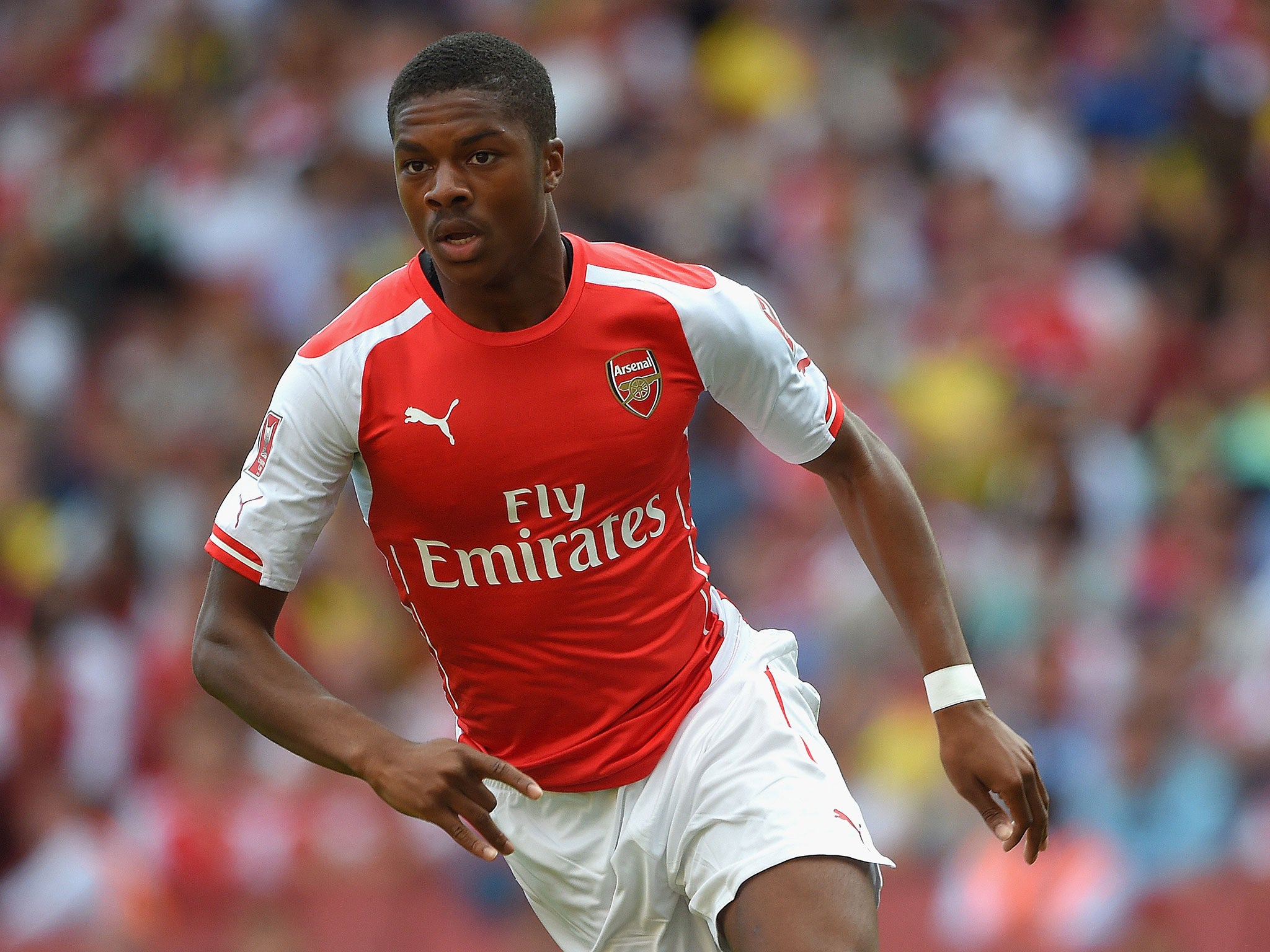 Chuba Akpom is out of contract with Arsenal at the end of the season