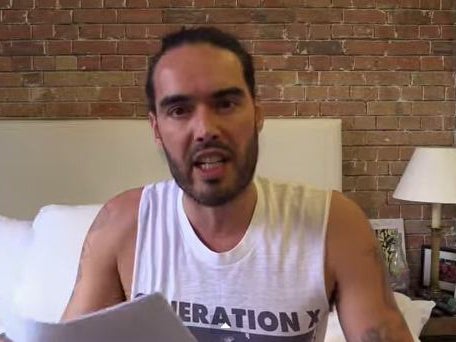 Russell Brand has welcomed the Syriza victory