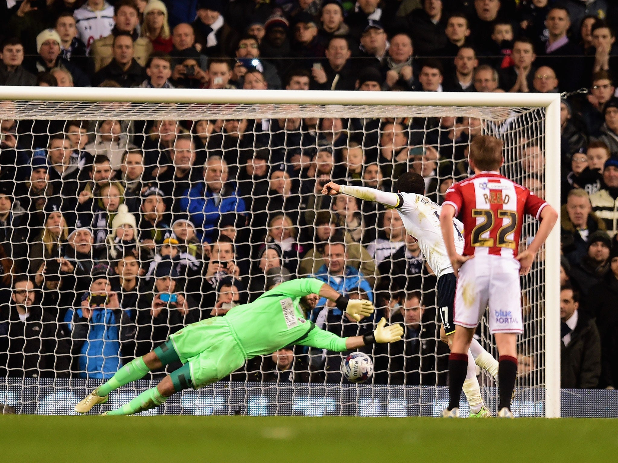 Andros Townsend's penalty in the first leg currently splits the two sides