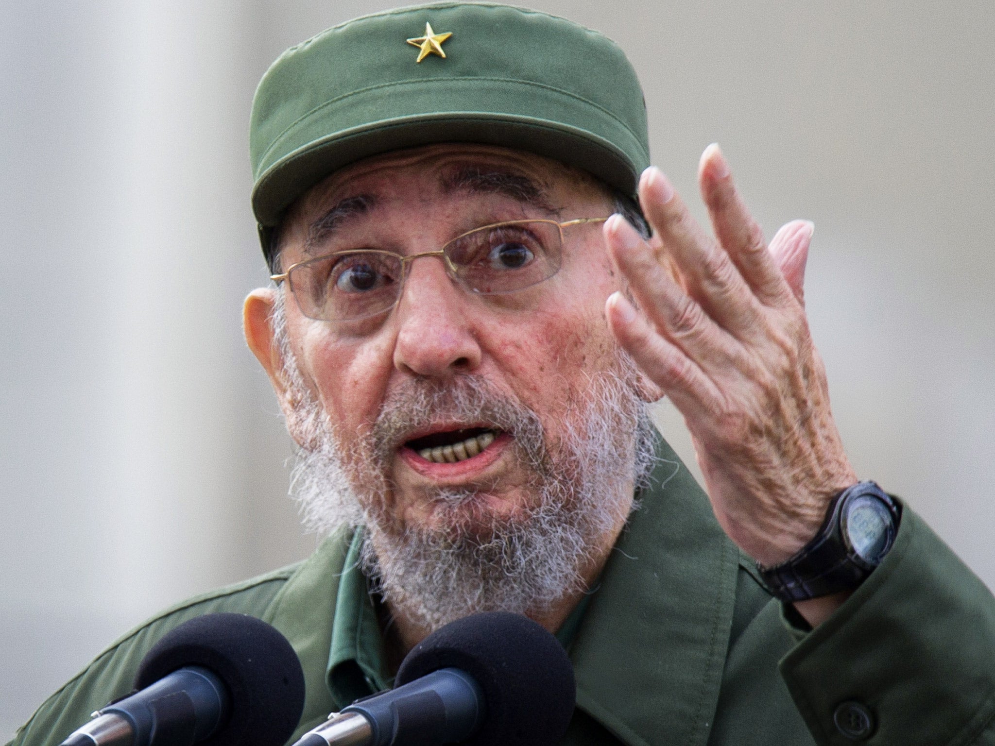 Former Cuban leader, Fidel Castro, pictured in 2010