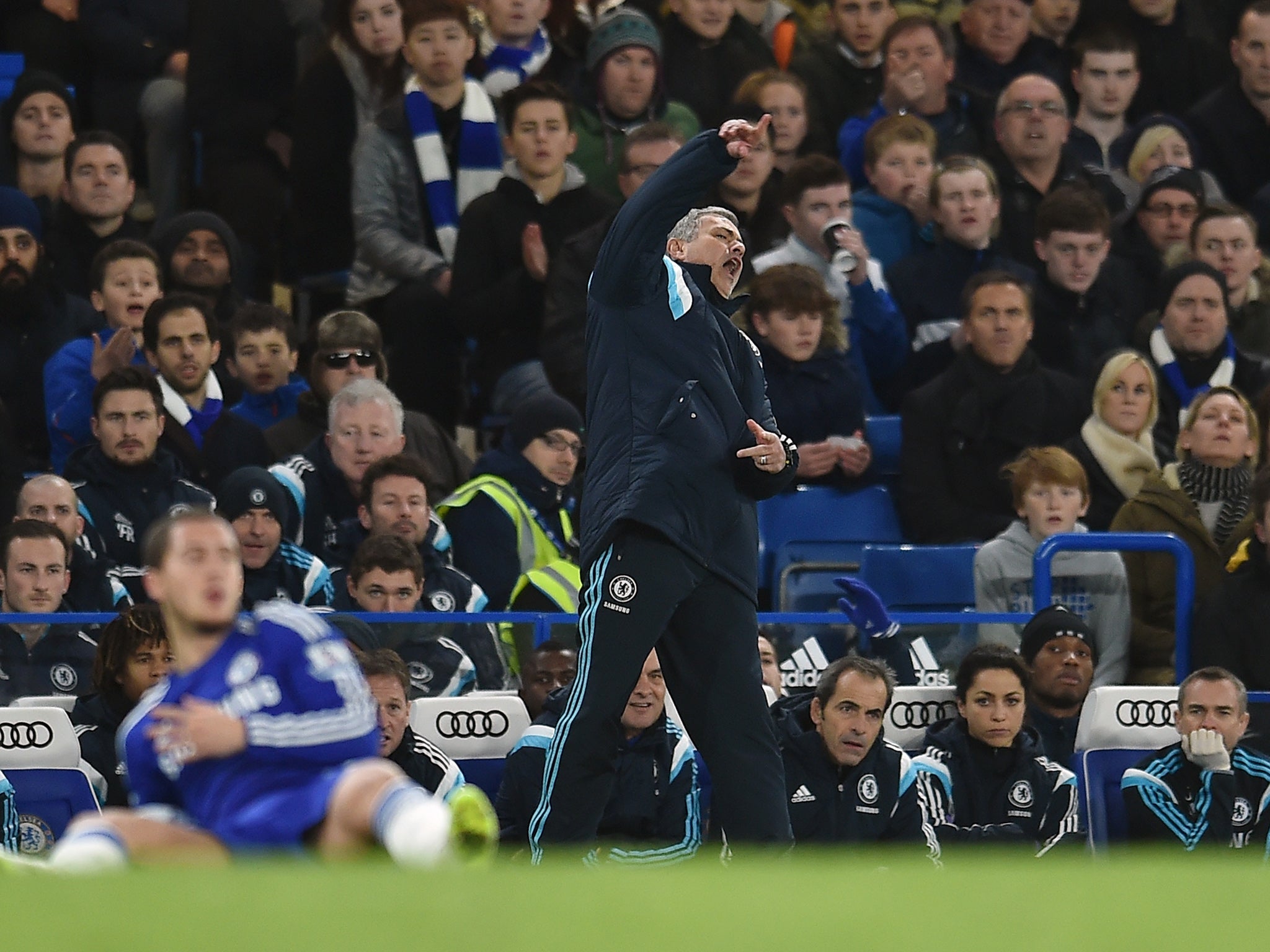 Chelsea manager Jose Mourinho claimed the incident was 'absolutely accidental'