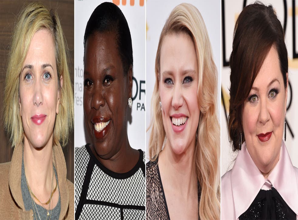 Kristen Wiig, Leslie Jones, Kate McKinnon and Melissa McCarthy will star in the all-female Ghostbusters reboot
